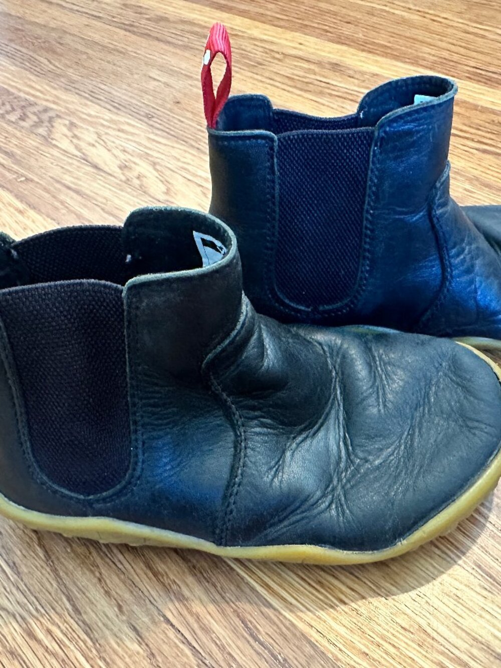 Kids Size 27k Vivobarefoot Leather Chelsea Boots – Black - Picture 5 of 6